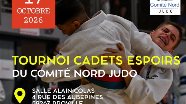 Tournoi cadets espoirs proville 17 octobre